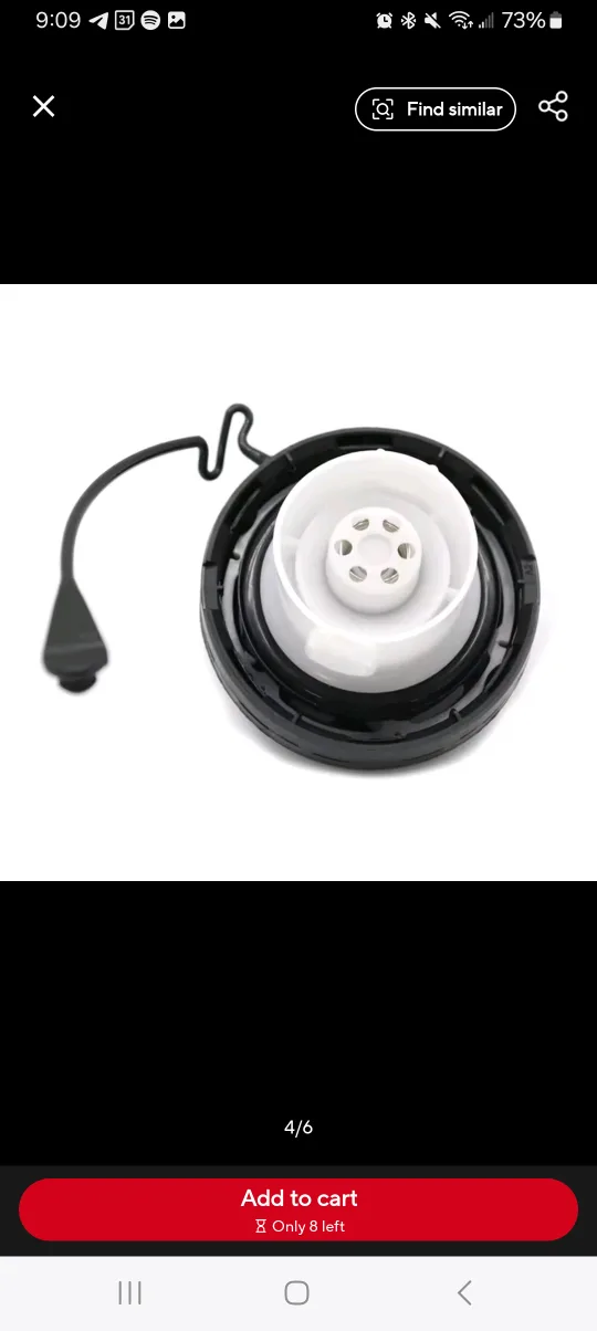 Toyota fuel tank gas cap 77300-47010, New image indicator(3)