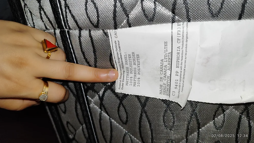 king size 12 " Used Mattress - Euphoria CF(FX) Edmonton thumbnail