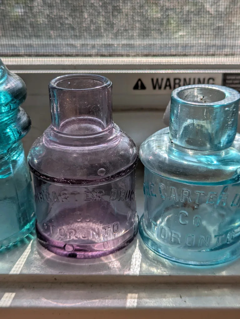 Antique Glass Bottles Collection $7 or $50 for all image indicator(7)