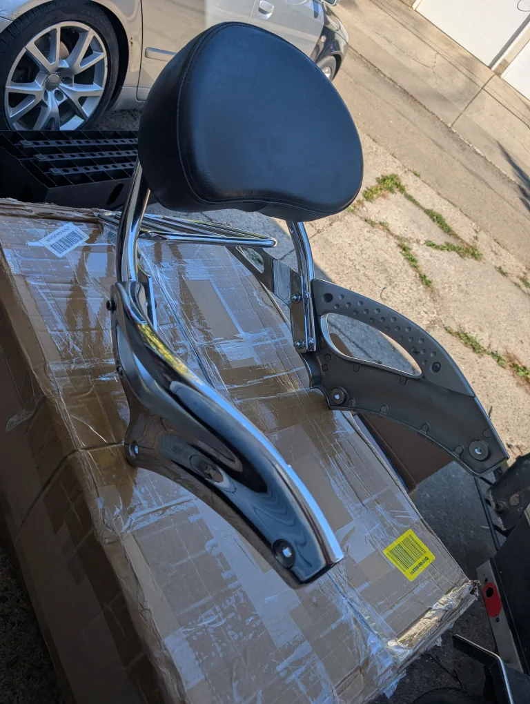 Vulcan Motorcycle Backrest