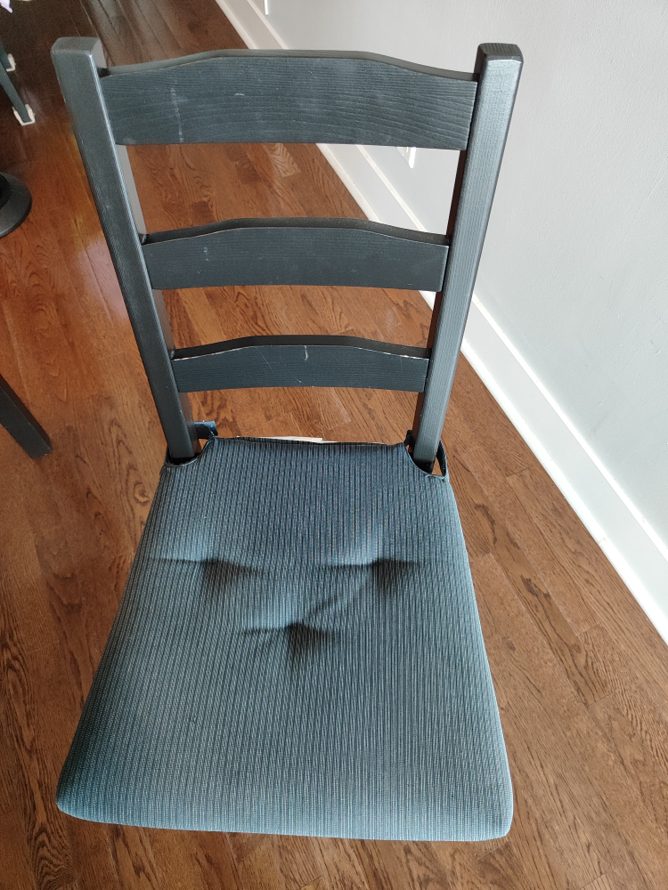 Black Wooden Dining with 4 chairs - photo 2