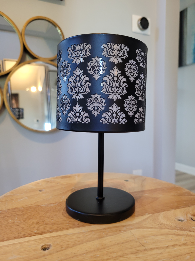 Partylite Black Metal Damask Candle Holder