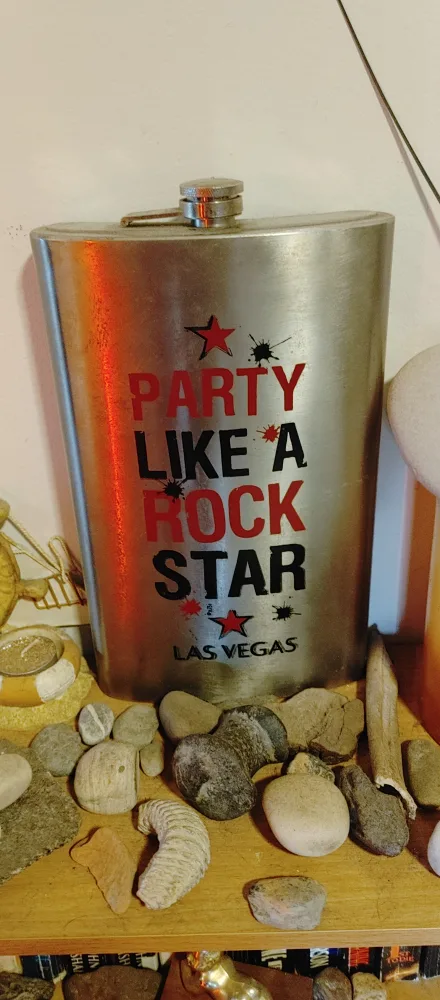 Party Like A Rock Star Flask - Las Vegas thumbnail