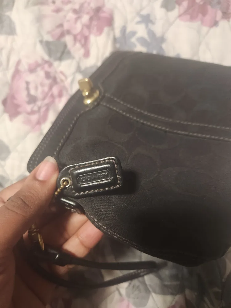Coach Black Wristlet image indicator(2)
