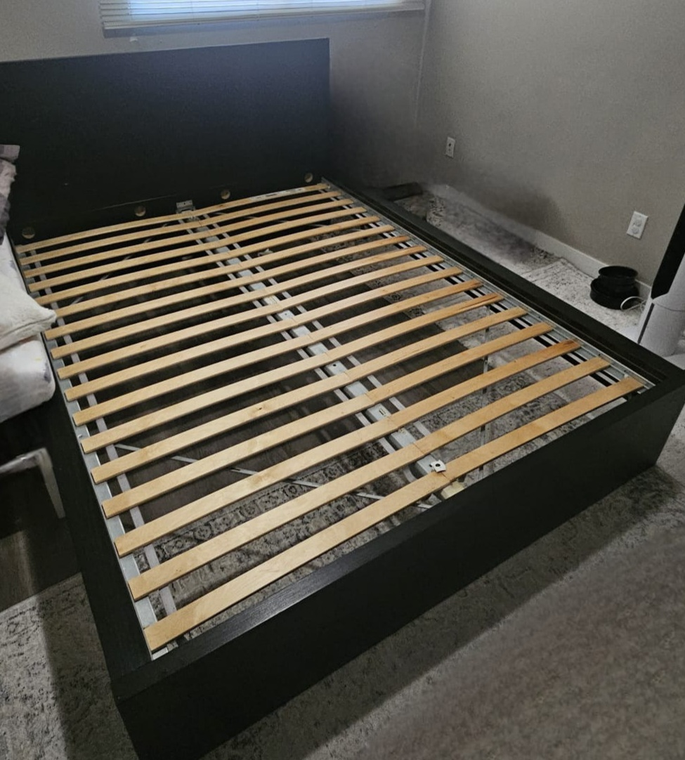 IKEA Malm Bed Frame - Black, Queen Size