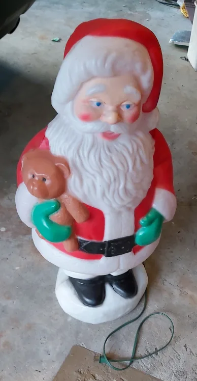 Santa Claus Blow Mold Decoration