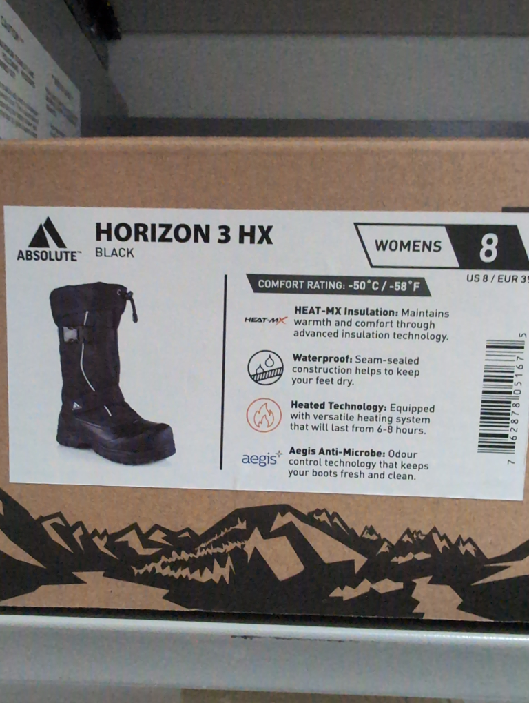 Absolute Horizon 3 HX Black Women's Winter Boots - Size 8 🧡
