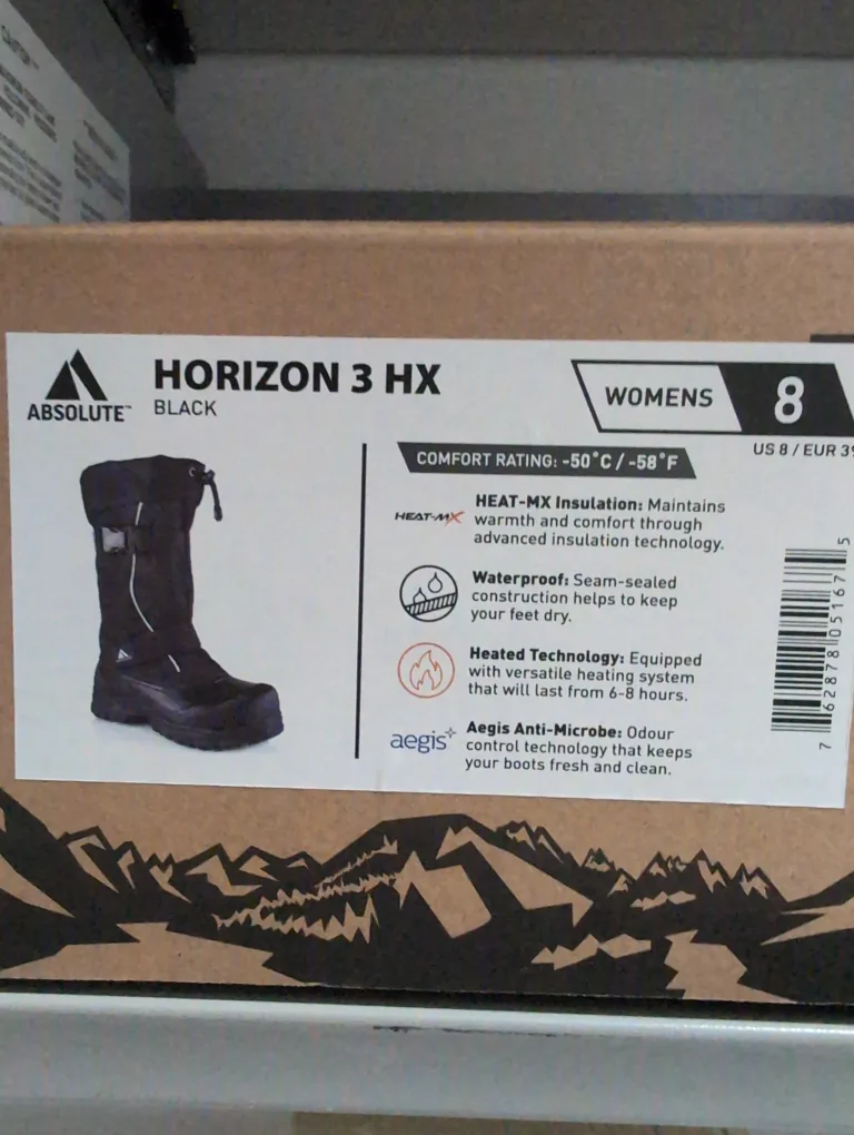 Absolute Horizon 3 HX Black Women's Winter Boots - Size 8 🧡 thumbnail