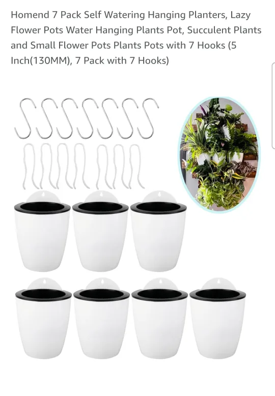 7 pack self watering pots*new* thumbnail