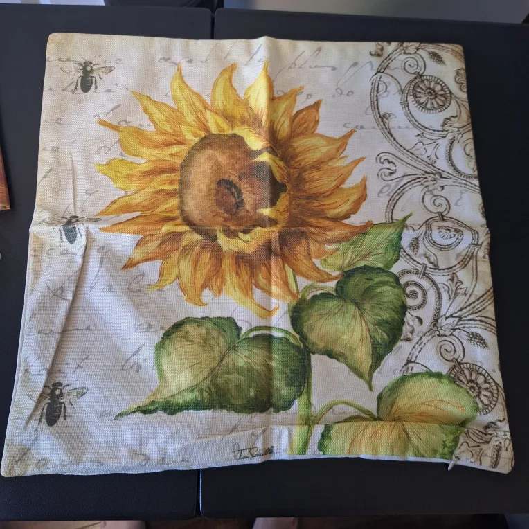 Floral Print Decorative Pillow Cover image indicator(5)