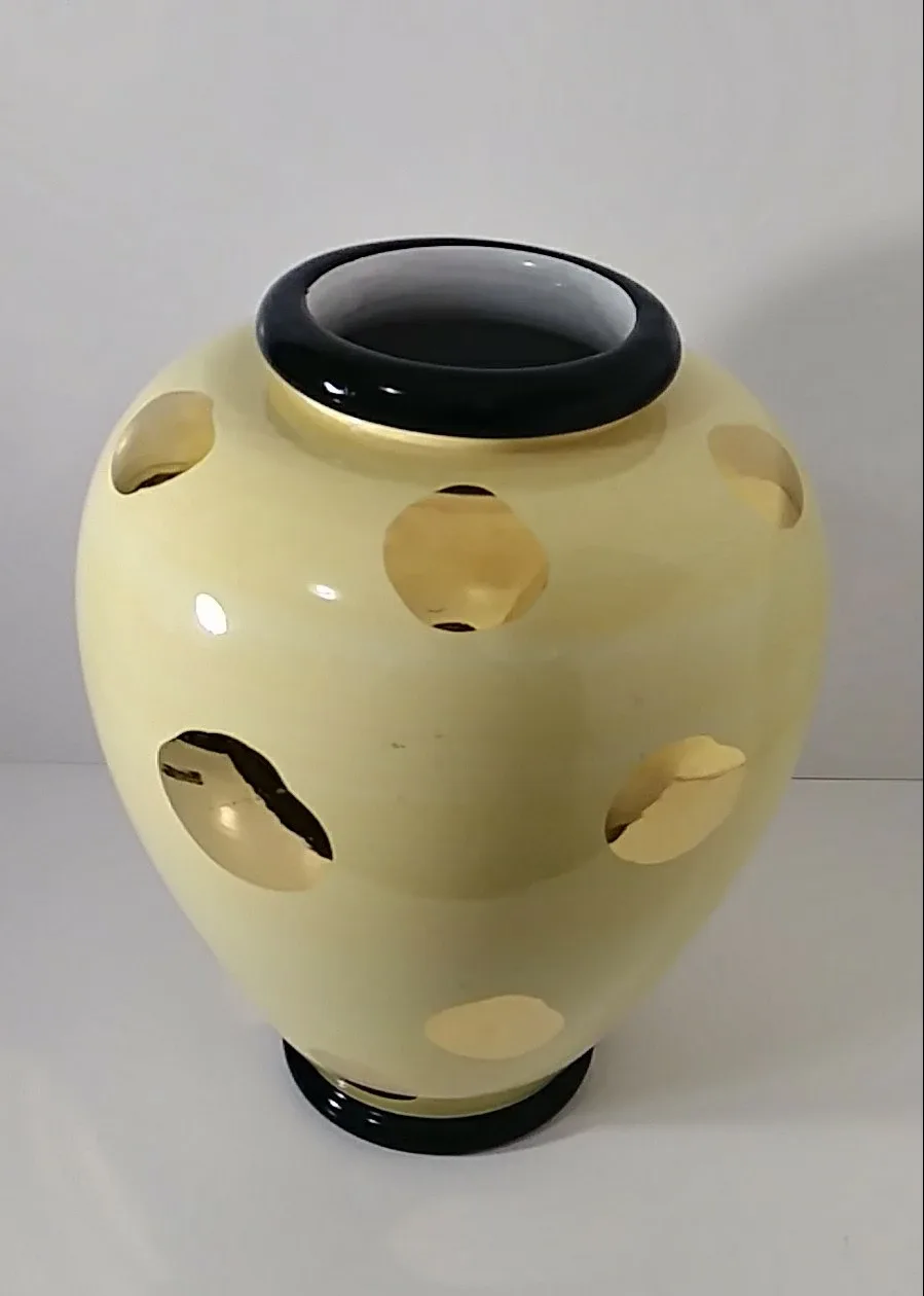 Vintage hand-painted Italian vase