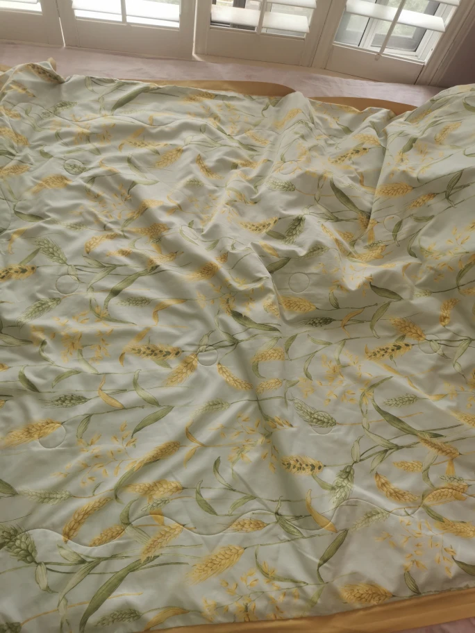 Floral Quilted Throw Blanket