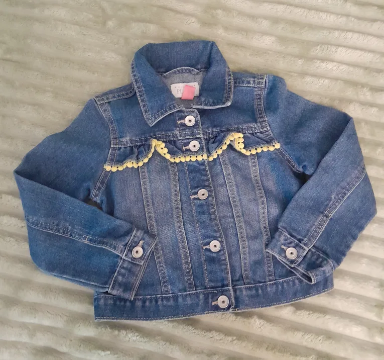 Children's Place Denim Jacket - Size 5T thumbnail