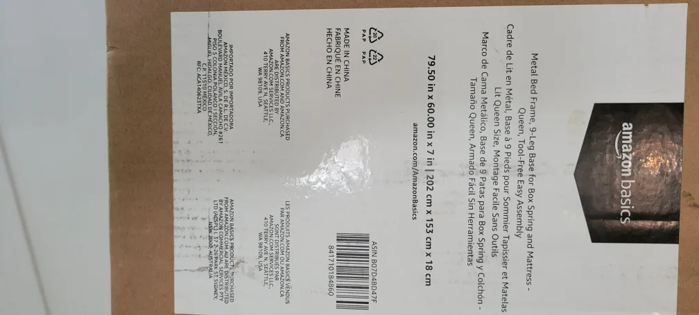 Amazon Basics Metal Bed Frame - Queen image indicator(2)