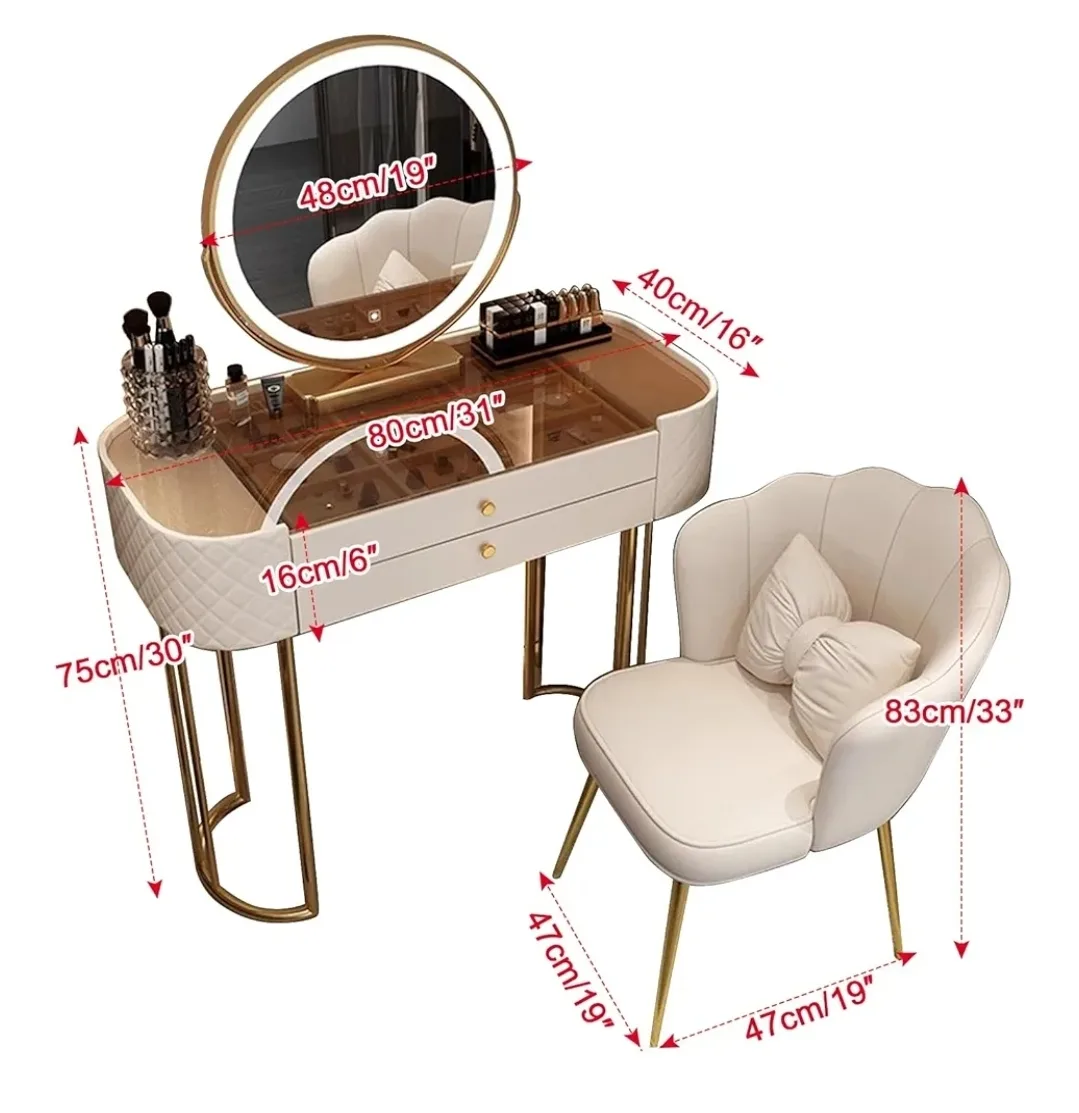 LED Smart Makeup Vanity Table with Mirror thumbnail