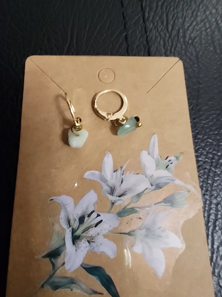 Cute Jade Earings image indicator(2)