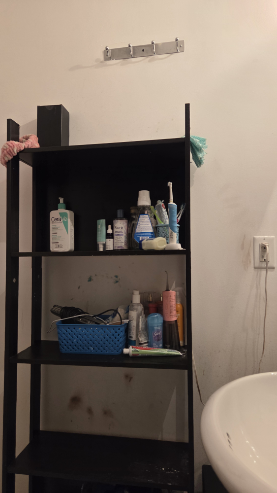 Black Bathroom Shelf - photo 2