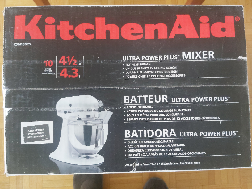 KitchenAid Ultra Power Plus Mixer KSM100PS - photo 2