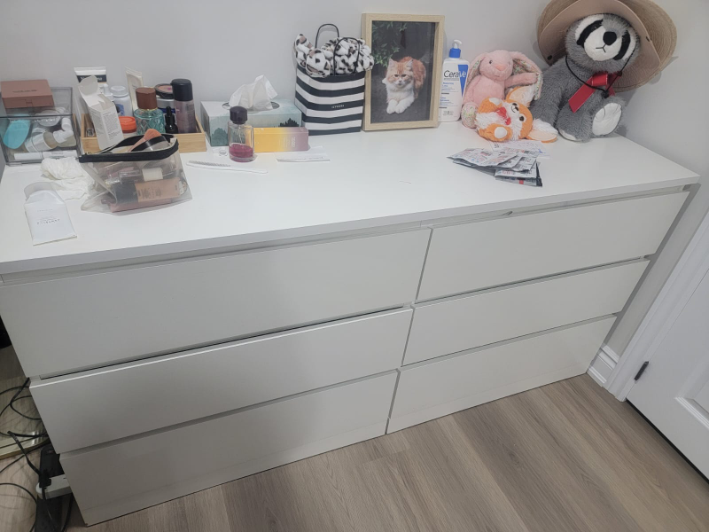 IKEA Malm 6-Drawer Dresser - White - photo 5