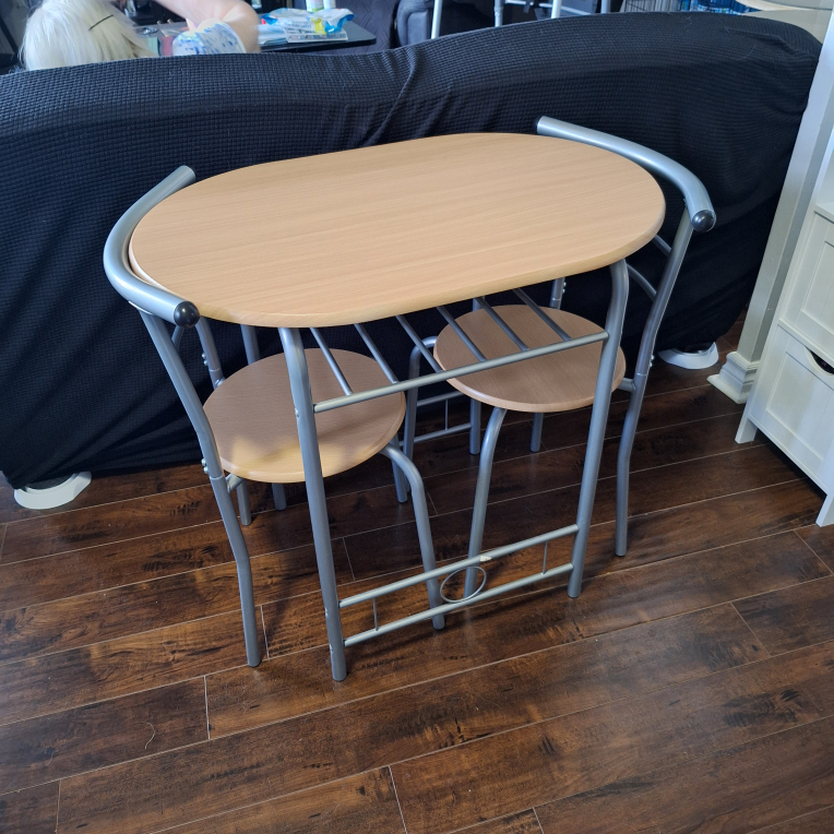 Bistro Table with Two Chairs
