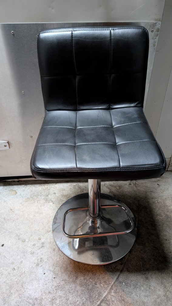 Black Swivel Bar Stool
