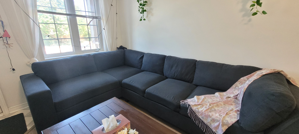 FOR SALE: Beautiful & Sturdy Sectional Sofa from Leon’s - photo 5