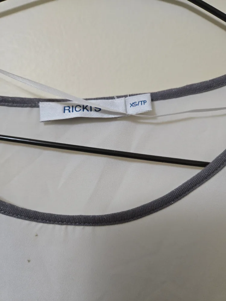 RICKIS XS/TP Grey & White Top image indicator(3)