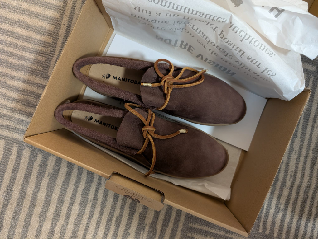 Manitobah Mukluks Brown Moccasins, US size 8