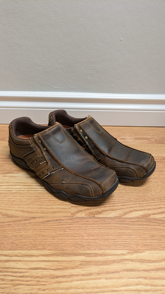 Skechers Relaxed Fit Men's Leather Loafers Size 10 - photo 3