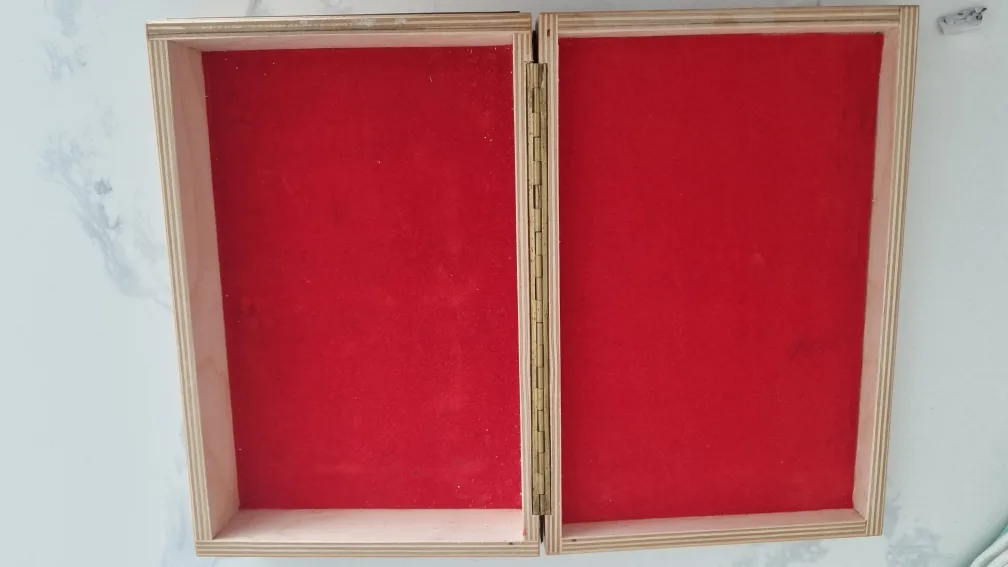 Vintage Box, wood/copper engraved image indicator(3)