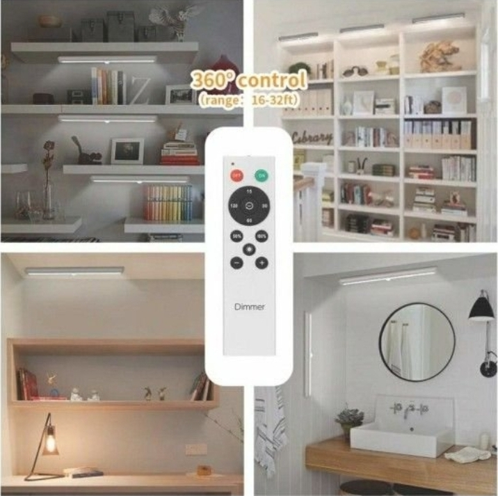 Remote Control Dimmable Cabinet Light, 10 LED Touch - photo 5