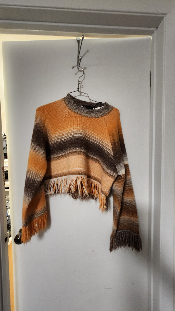 zara viral boho sweater LAST PRICE