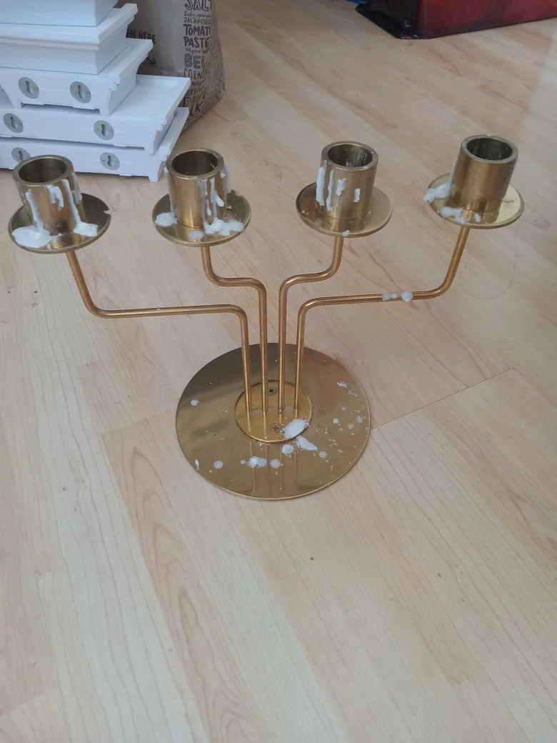 Vintage Brass Candle Holder thumbnail