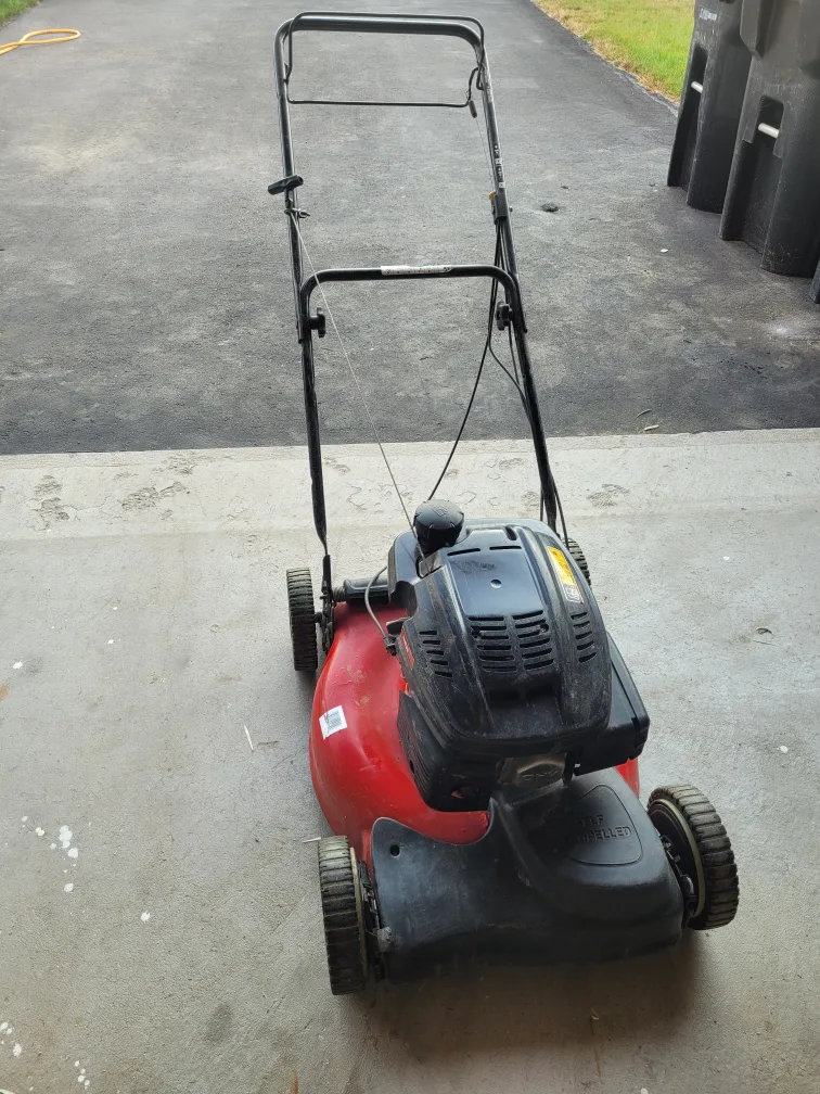 Red Lawn Mower image indicator(2)