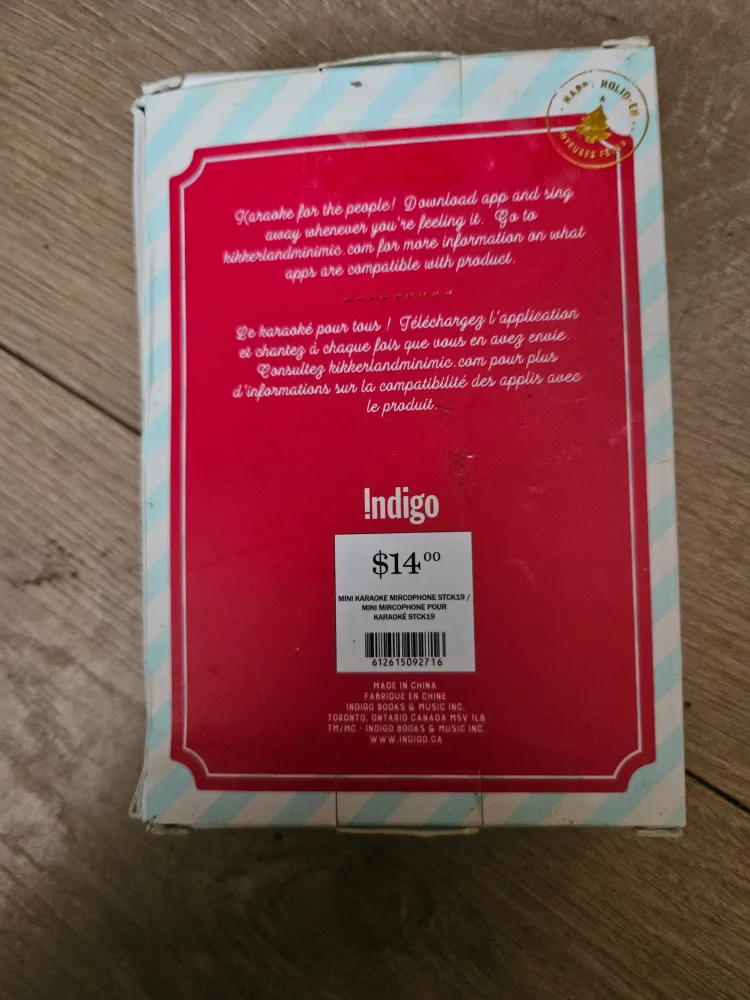 #freecycle Mini Karaoke Microphone - New in Box image indicator(2)