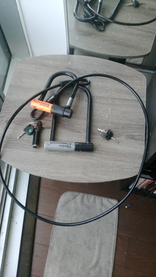 Kryptonite Evolution Bike Locks with cable.