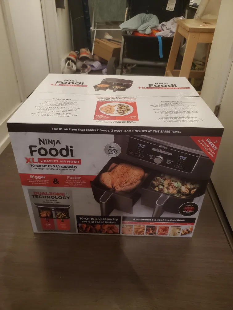 Ninja Foodi XL 2-Basket Air Fryer - 10-Quart thumbnail