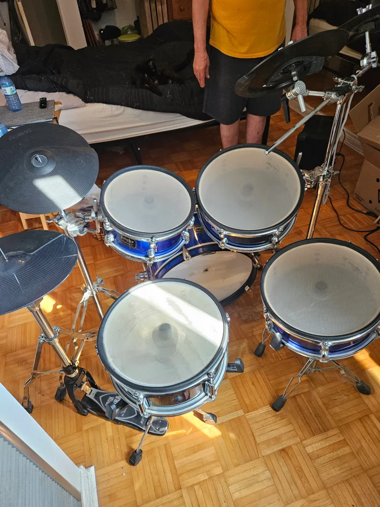 Jobsky Drum Set - Blue thumbnail