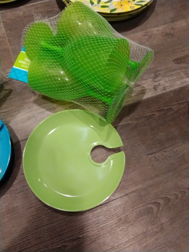 Patio Perfect Wine Glass & Plate Set - photo 2