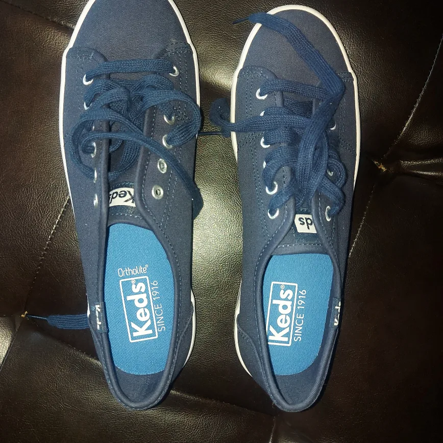 Keds Navy Blue Canvas Sneakers image indicator(2)