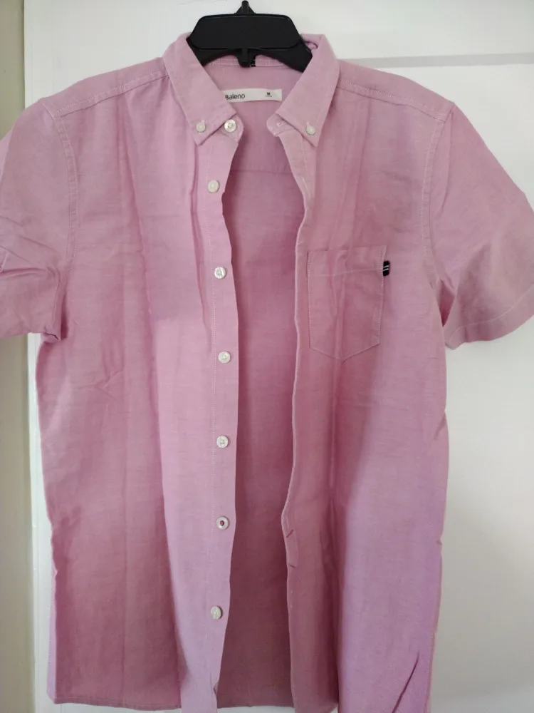 Baleno Pink Button-Down Shirt - Size M thumbnail