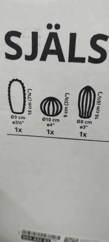Ikea SJÄLSLIGT Decoration, Set of 3 image indicator(2)