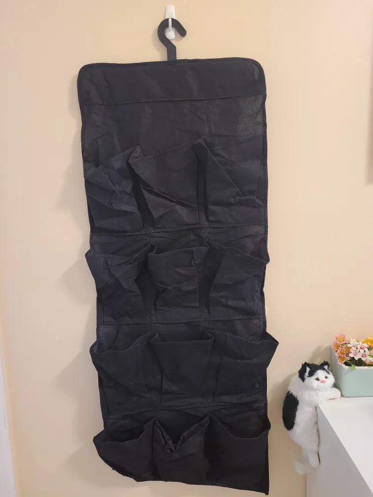 Black Over-the-Door Hanging Organizer thumbnail