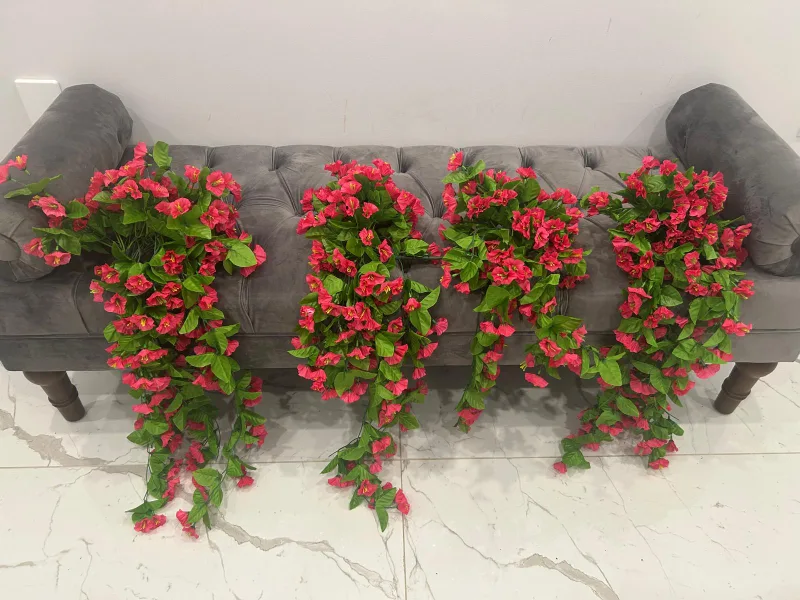 Artificial Hanging Flowers Decor . I selling the 2 sets  for $30 image indicator(3)