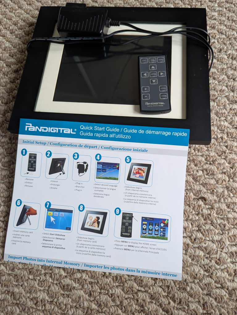 Pandigital Digital Photo Frame CASH ONLY SERIOUS BUYERS ONLY - photo 5