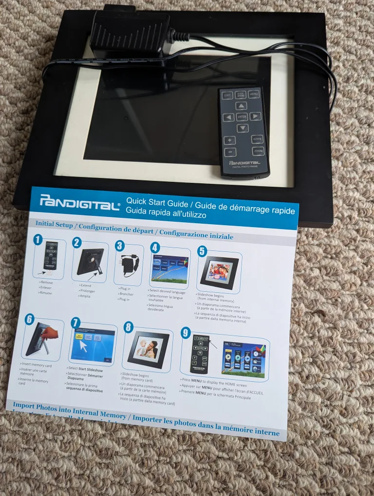 Pandigital Digital Photo Frame CASH ONLY SERIOUS BUYERS ONLY image indicator(5)