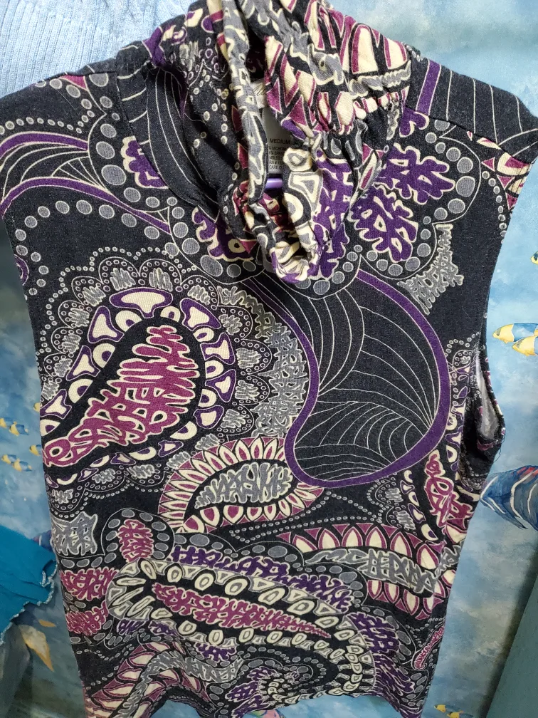 Vintage sleeveless summer shirt image indicator(3)