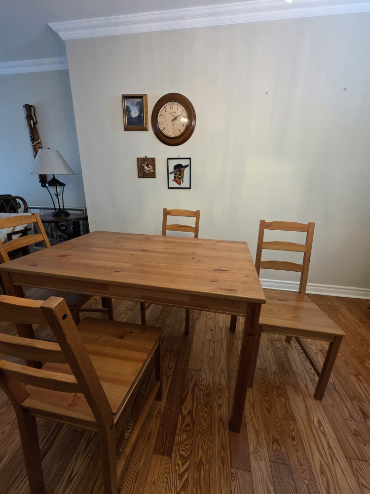 IKEA Dining Table & 4 Chairs