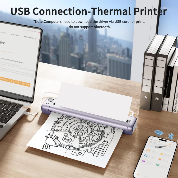 Portable Printer Wireless for Travel BNIB image indicator(5)