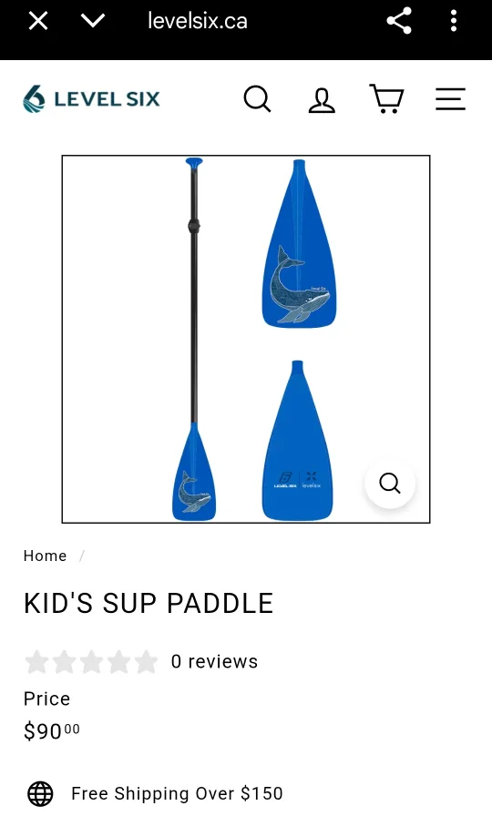 Level 6 SUP PADDLE (Blackfish Salish 460 copycat) thumbnail